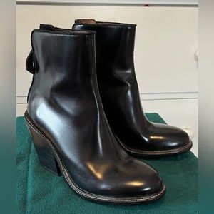 Women’s AGL black boots size 37 (7) approx. 3” heels